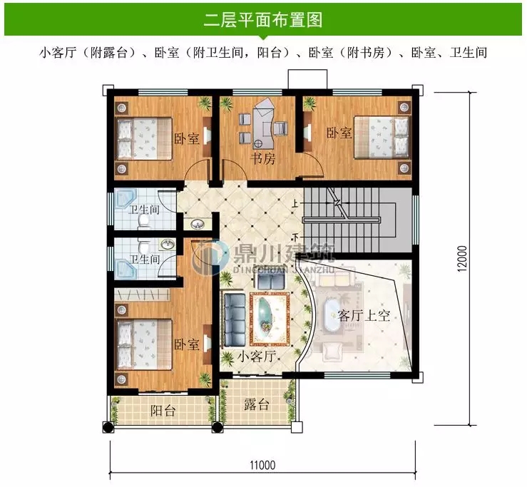 農(nóng)村復(fù)式三層大氣別墅，造價(jià)親民易建造，30萬(wàn)也能建出豪宅效果！